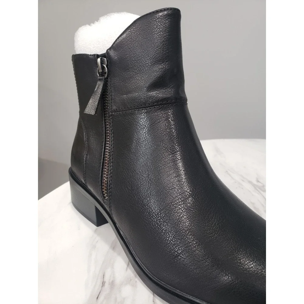 NEW NO BOX SZ 9 Baretraps Women's Black Alona Booties Ankle Boots Basic Simple